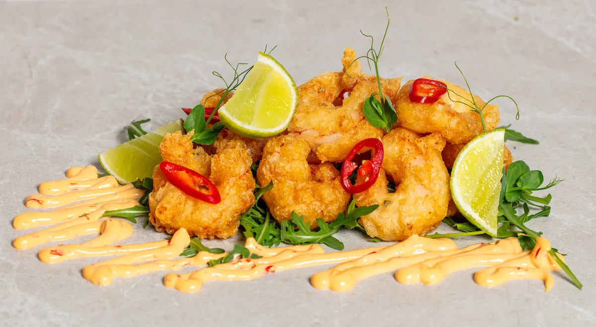 Kóngarækja tempura x 40